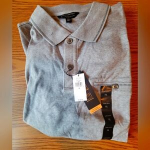 Banana Republic slim fit gray XL tall polo